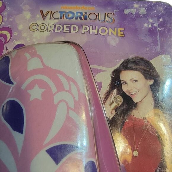 Vintage Victorious Corded Phone Nickelodeon Y2K NIB - Picture 2 of 6